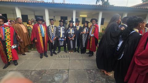 IESS Graduants together with Faculty Members